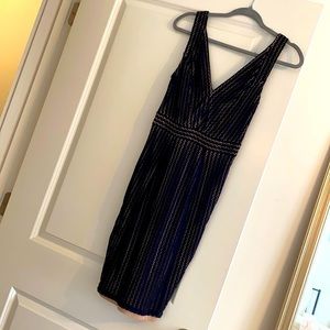 BCBGmaxazria Black Midi Dress